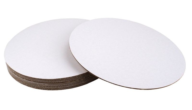 Photo 1 of 10" Round Coated Cakeboard, 100 ct

