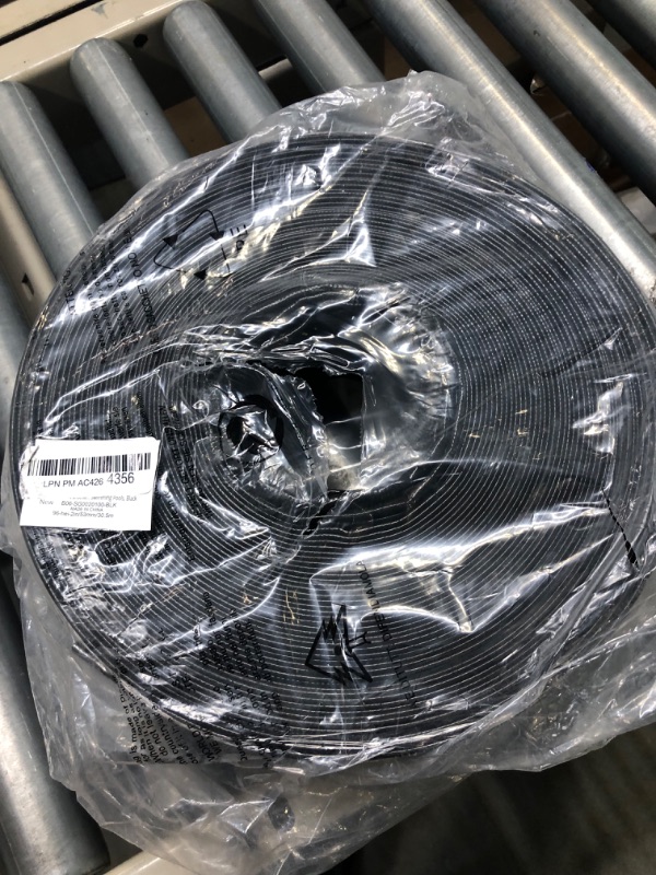 Photo 2 of 2 IN x 100 FT Pool Backwash Hose, Industrial Grade Heavy Duty PVC Hose, Wall Thickness 1.35mm, Pool Filter Pump Hose and Pool Drain Hose, Black, Weather and Blast Resistant, with Hose Clamp