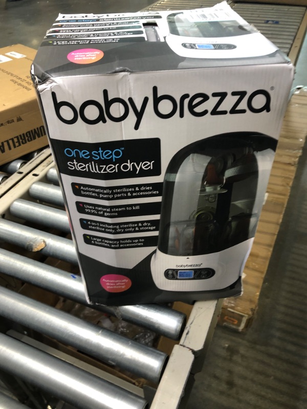 Photo 5 of Baby Brezza Baby Bottle Sterilizer and Dryer Machine – Electric Steam Sterilization - Universal Fit - Pacifiers, Glass, Plastic, and Newborn Feeding Bottles