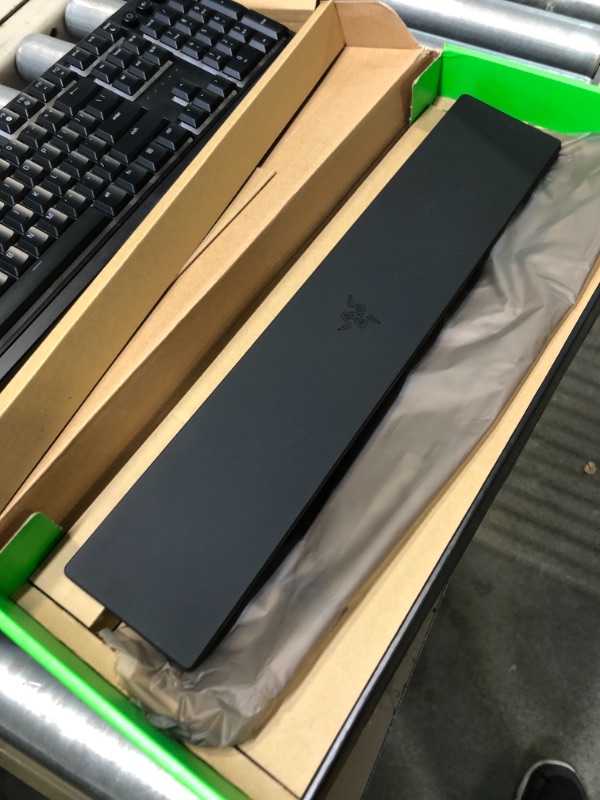 Photo 1 of Razer Ornata V3 Gaming Keyboard: Low-Profile Keys - Mecha-Membrane Switches - UV-Coated Keycaps - Backlit Media Keys - 10-Zone RGB Lighting - Spill-Resistant - Magnetic Wrist Wrest - Classic Black