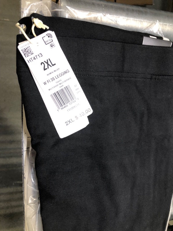 Photo 1 of adidas Women's Future Icon Three Stripes Leggings XX-Large Black