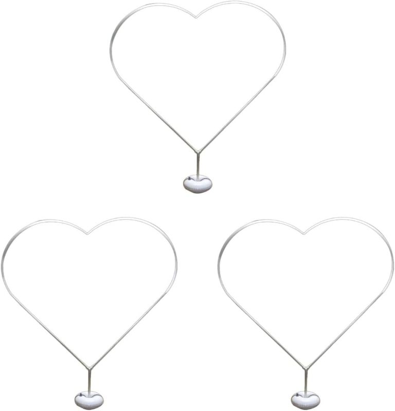 Photo 1 of 3sets Shaped Layout Metal Water Propose Bridal Holidays Valentines Backdrop Balloon Decors Garland Arch Birthday Bases Reusable Stand Party Stand: Graduation Flower Column Stands
