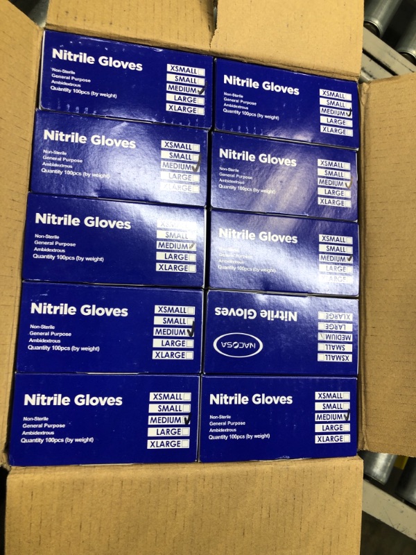 Photo 1 of 10 PACK NITRILE GLOVES 