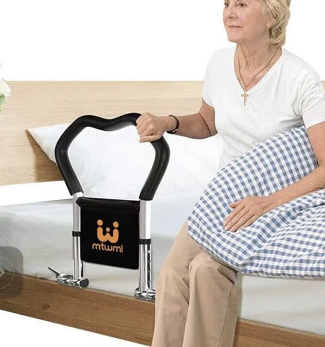 Photo 1 of Bed Rails for Elderly Adults,Adjustable Height Safety Bed Assist Rail for Handic