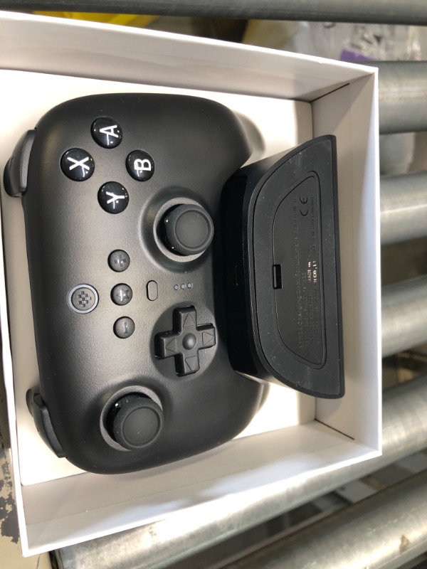 Photo 2 of 8Bitdo Ultimate Bluetooth Controller with Charging Dock, Wireless Pro Controller for Switch, Windows and Steam Deck (Black)