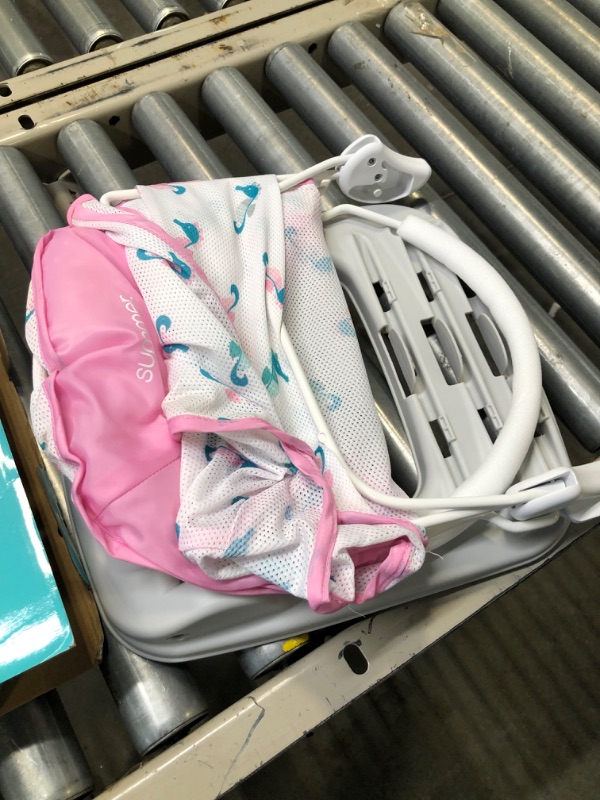 Photo 1 of Summer Deluxe Baby Bather (Bubble Waves) - Bath Support for Use in the Sink or Bathtub - Includes 3 Reclining Positions
