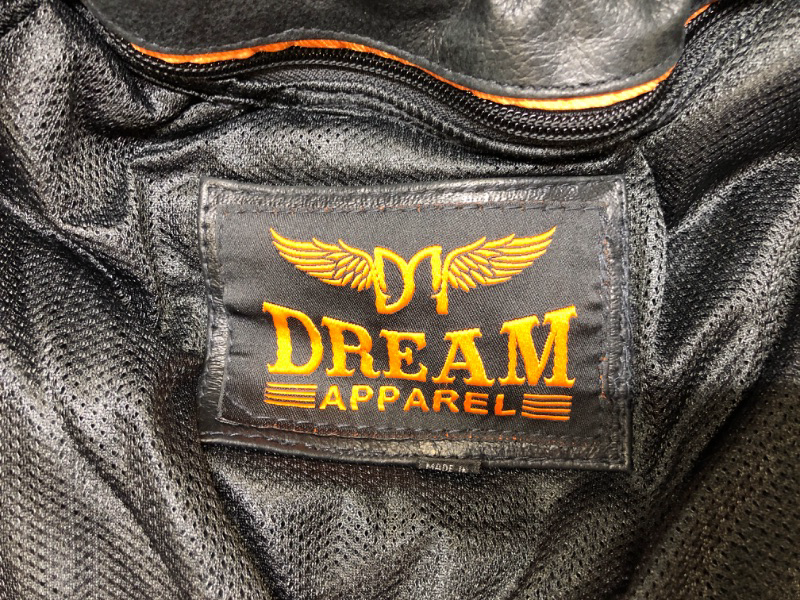 Photo 2 of dream apparel leather jacket, COLOR BLACK Medium