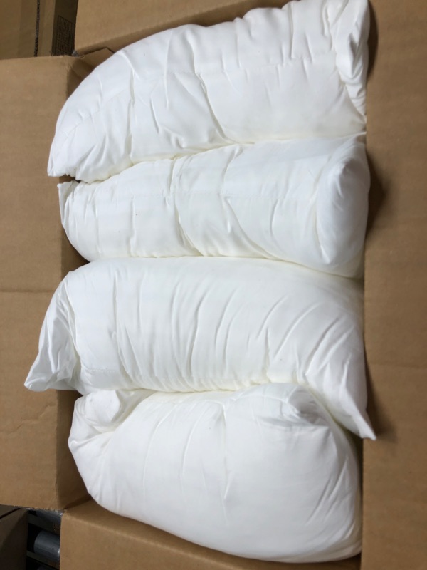 Photo 1 of 4 WHITE PILLOWS APPROX 10''