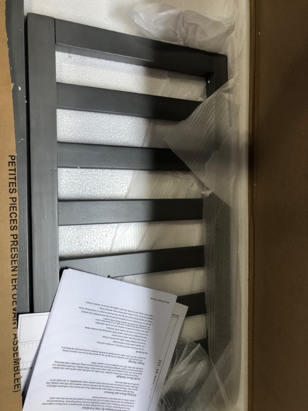 Photo 1 of Evolur Toddler Rail In Storm - Gray