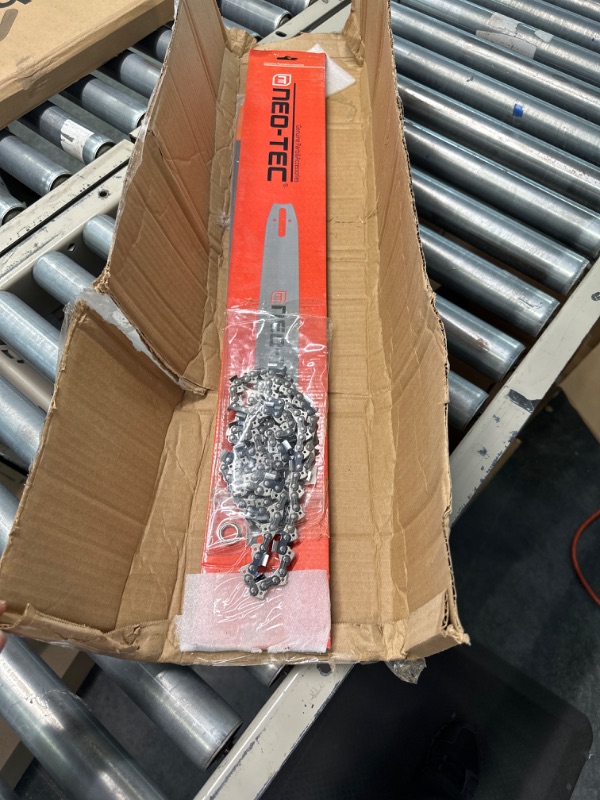 Photo 3 of NEO-TEC 24/25inch Laminated Chainsaw Guide Bar Saw Chain Combo 3/8 Pitch 0.375 Chain Pitch 0.063 Chain Gauge 84DL for Oregon 243RNDD025 Fit for Stihl MS660 381 066 with 0.063 Gauge Chain