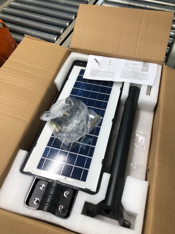 Photo 3 of 300W Solar Street Lights Outdoor,30000LM 240 LEDs, Dusk to Dawn Solar with Motion Sensor and Remote Control, Flood Light, Suitable for courtyards, Gardens, Streets, Basketball Courts wall garage porch