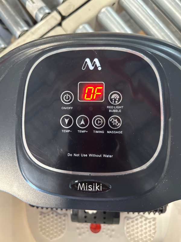 Foot Spa Misiki Foot Bath Massager with Heat & 3 Automatic Modes and 6
