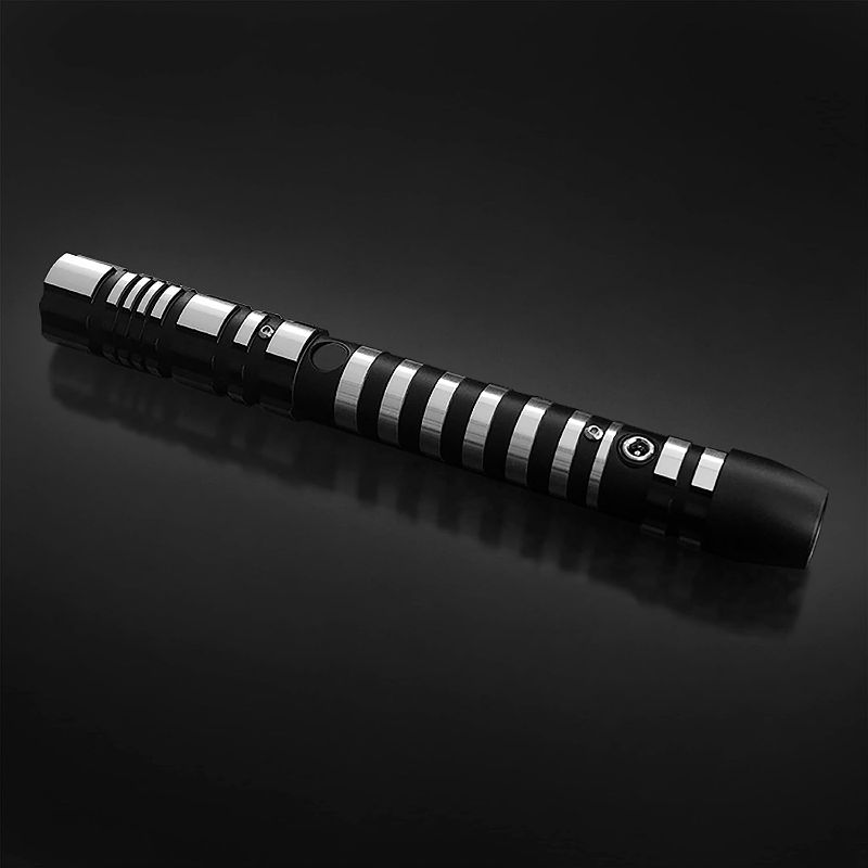 Photo 1 of Lightsaber Led Light Metal Aluminum Hilt, Ghost Premium Force FX Black Series Light Saber for Adults, Support Real Heavy Dueling