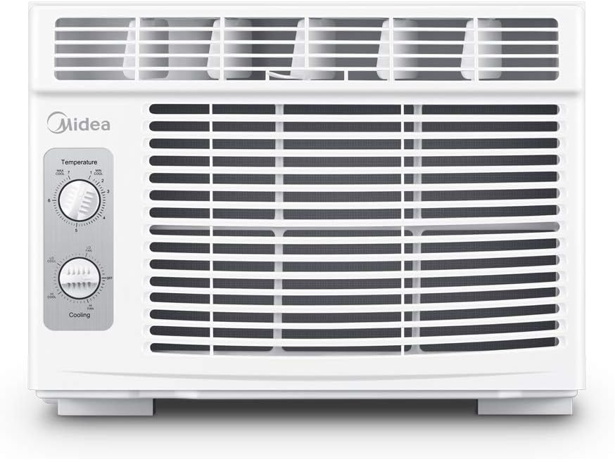 Photo 1 of Midea 5,000 BTU EasyCool Window Air Conditioner and Fan - Cool up to 150 Sq. Ft. with Easy to Use Mechanical Control and Reusable Filter