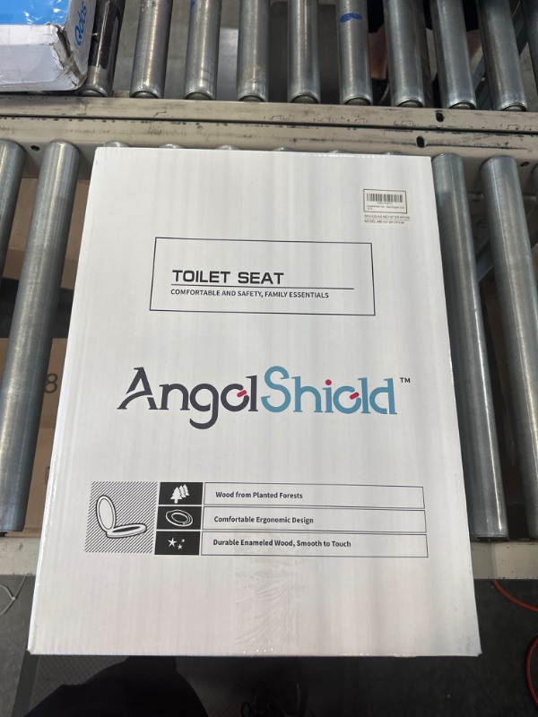 Photo 5 of Angel Shield Wood Toilet Seat Elongated with Soft Close,Easy Clean,Quick-Release Hinges(Elongated,Wood)
Visit the Angel Shield Store