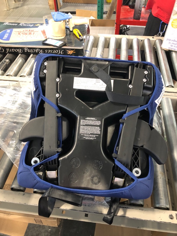 Photo 1 of Diono Solana 2 XL, Dual Latch Connectors, Lightweight Backless Belt-Positioning Booster Car Seat, 8 Years 1 Booster Seat, Blue 2019 LATCH Connect Single Blue