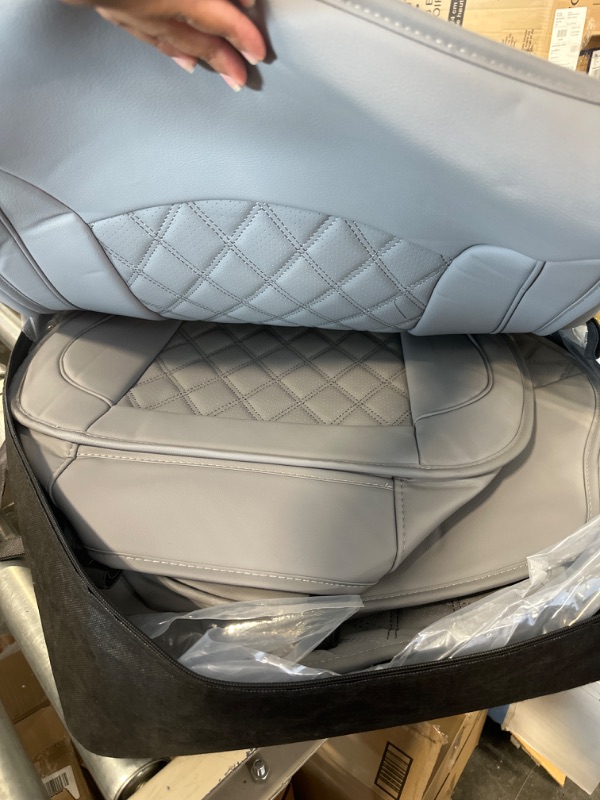 Photo 3 of Boutique Leather Car Seat Covers Grey