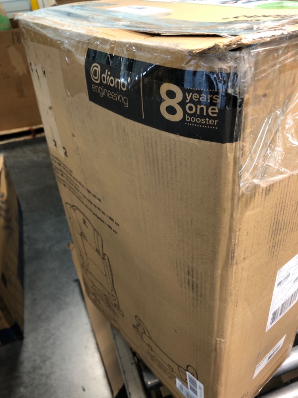 Photo 1 of Diono Cambria 2 XL 2022, Dual Latch Connectors, 2-in-1 Belt Positioning Booster Seat, High-Back to Backless Booster with Space and Room to Grow, 8 Years 1 Booster Seat, Black NEW! Black