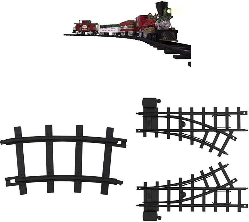 Photo 1 of Lionel North Pole Central Battery-Powered Train Set with Remote + Inner Loop Track Expansion Pack Complete Set + Expansion Track (Inner Loop)