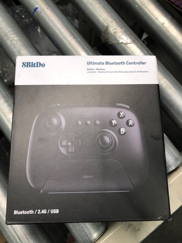 Photo 2 of 8Bitdo Ultimate Bluetooth Controller with Charging Dock, Wireless Pro Controller for Switch, Windows and Steam Deck (Black)