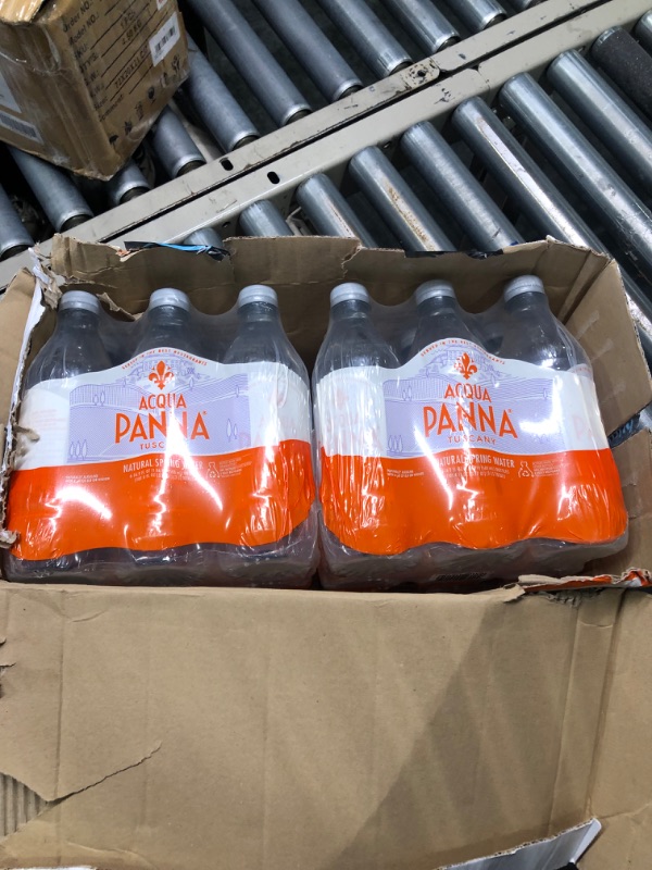 Photo 1 of Acqua Panna Natural Spring Water, 16.9 Fl. Oz. Plastic Bottles, Pack of 24 16.9 Fl Oz (Pack of 24)
(BRAND NEW IN FACTOREY PACKAGING. OPENED FOR QUALITY CHECK/PICTURES.)
