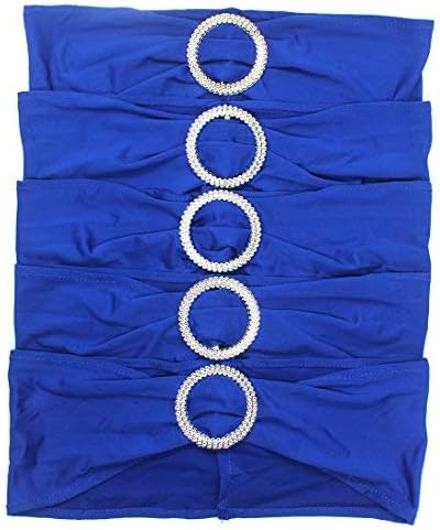 Photo 1 of 50pcs Spandex Chair Sash with Buckle Slider Sashes Bows for Wedding Party Hotel Event Decoration (Royal Blue)
(BRAND NEW IN FACTOREY PACKAGING. OPENED FOR QUALITY CHECK/PICTURES.)