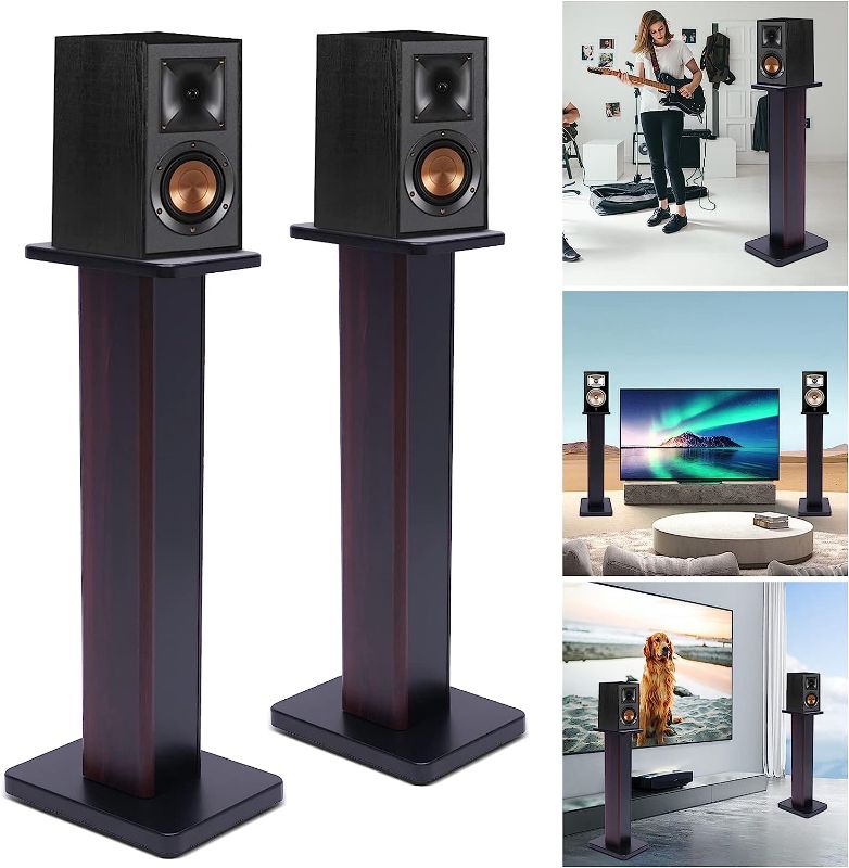 Photo 1 of 28Inch Bookshelf Speaker Stands Floor Speaker Stands,Heavy Duty Studio Monitor Stands 
(BRAND NEW IN FACTORY PACKAGING. OPENED FOR QUALITY CHECK/PICTURES.)