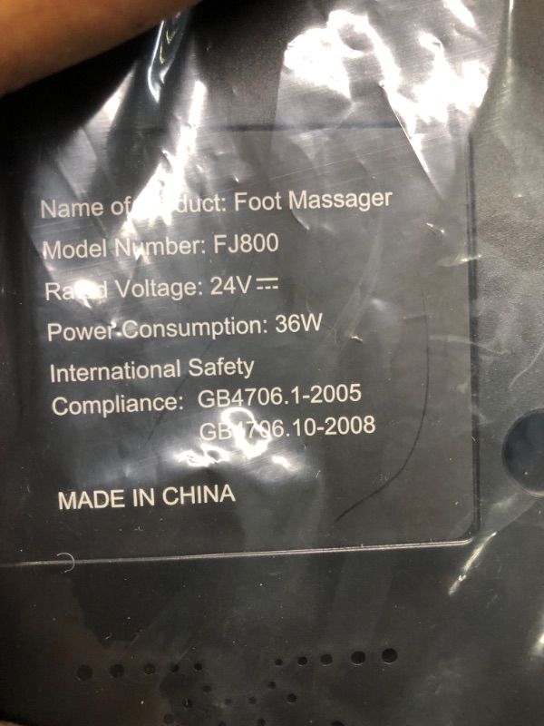 Photo 1 of Hikole Foot Massager with Heat, Kneading, Compression, and Rolling - Shiatsu Feet Massager for Plantar Fasciitis, Neuropathy, and Pain Relief and Circulation, Foot Warmer, Gifts for Women,Man Size 11 Black
(BRAND NEW IN FACTORY PACKAGING. OPENED FOR QUALI