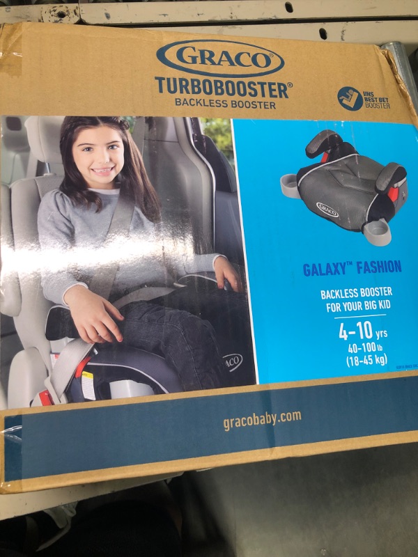 Photo 2 of Graco TurboBooster Backless Booster Car Seat, Galaxy