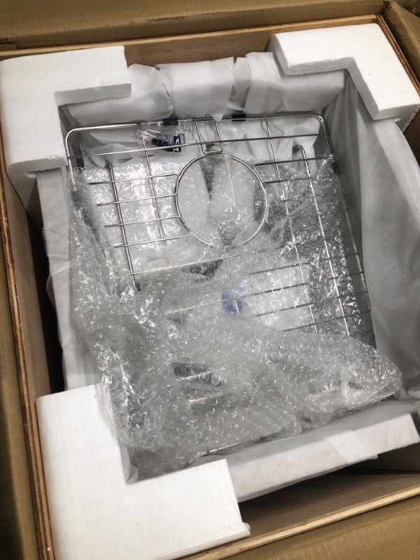 Photo 1 of 17 Bar Sink Undermount - Lofeyo 17" x 19" Kitchen Bar Sink Stainless Steel 16 Gauge Round Corner Rectangular Handmade Single Bowl Undermount Bar Prep Sink Basin 17"x19"x10" Stainless Steel(under)