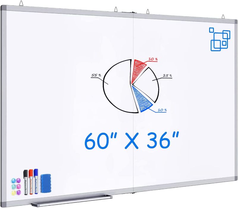 Photo 1 of 60 x48 foldable dry erase white board 