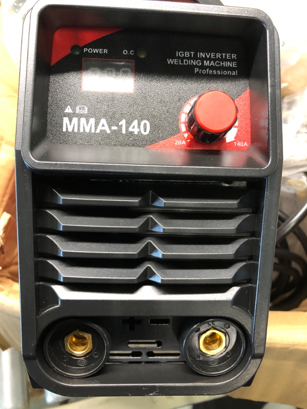 Photo 4 of 140Amp MMA Welder, 110/220V Stick Welder Dual Voltage ARC Welding Machine Portable Welder Machine with Welder Kit,