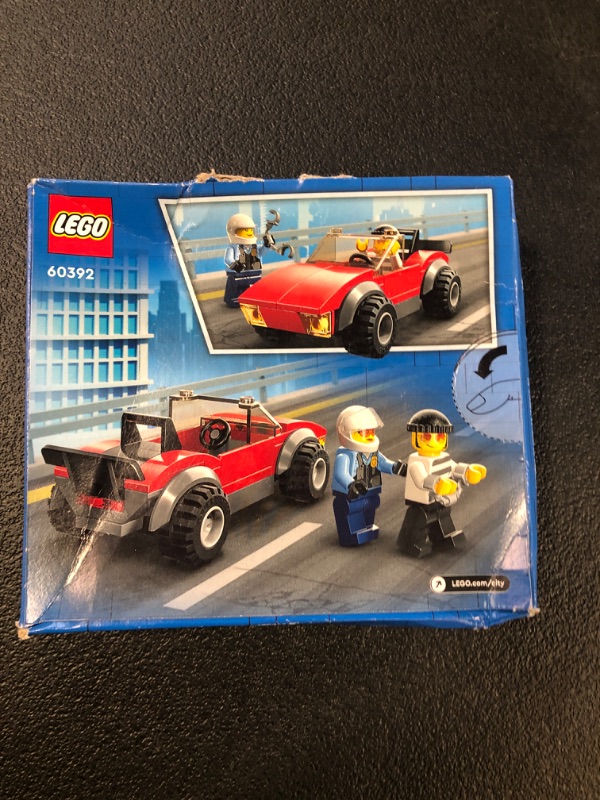 Photo 2 of LEGO City Police Bike Car Chase 60392, Toy with Racing Vehicle & Motorbike Toys for 5 Plus Year Olds, Kids Gift Idea, Set Featuring 2 Officer Minifigures