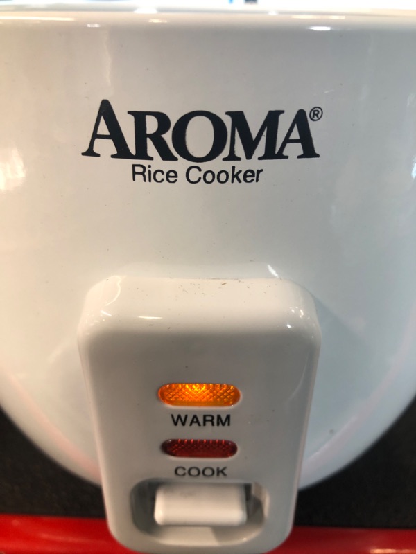 Photo 5 of Aroma Housewares Aroma 6-cup (cooked) 1.5 Qt. One Touch Rice Cooker, White (ARC-363NG), 6 cup cooked/ 3 cup uncook/ 1.5 Qt.