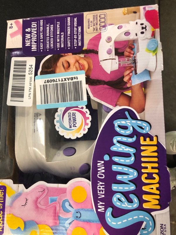 Photo 1 of Made By Me My Very Own Sewing Machine - Sewing Machine for Kids – First Sewing Machine for Introduction to Sewing Basics – Arts and Crafts Toy for Kids Ages 8 and Up Sewing Machine Multicolor