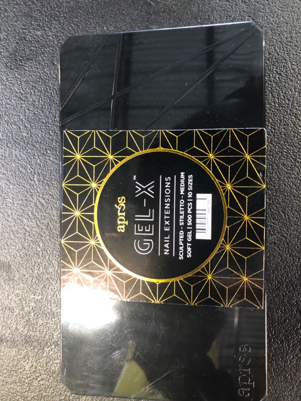 Photo 1 of Apres Nail Gel-X Sculpted Coffin Short Box of Tips | 500 Gel-X Tips | Premium Quality | 10 Sizes 0-9 | No Size 00 Included | 2022 Version