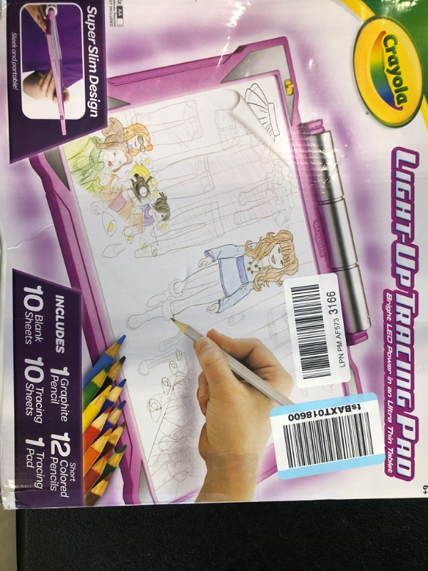 Photo 1 of Crayola Light Up Tracing Pad Pink, Holiday Gifts & Toys for Kids, Age 6, 7, 8, 9 [Amazon Exclusive] Pink Pad