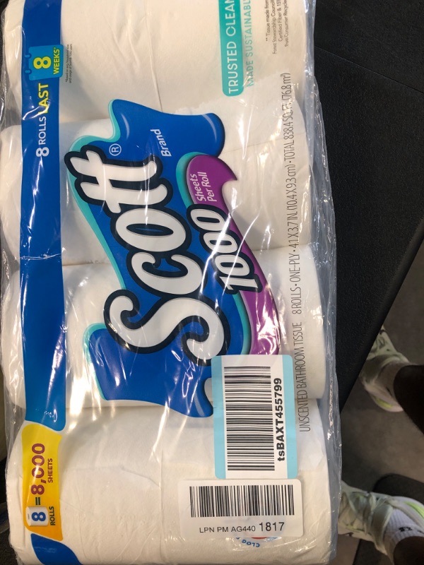 Photo 2 of Scott, Scott Bath Tissue 8 Roll, 8 Count