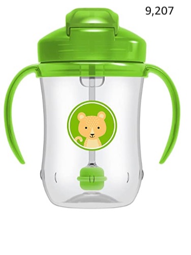 Photo 1 of Dr. Brown's Baby's First Sippy Cup with Straw - Blue/Green - 9oz - 1pk - 6m+