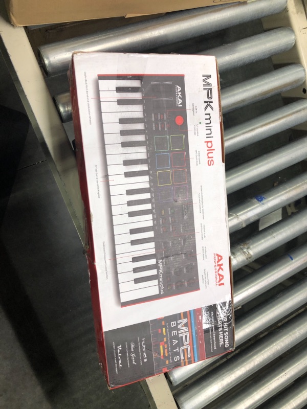 Photo 3 of AKAI Professional MPK Mini MK3 - 25 Key USB MIDI Keyboard Controller With 8 Backlit Drum Pads, 8 Knobs and Music Production Software Included MPK Mini MPK Mini Only