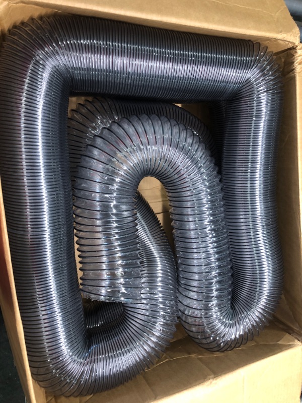 Photo 2 of 41882 6" x 84" Clear Hose For Mow and Vac Chipper Shredder Replacement for Agri Fab