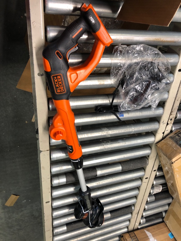 Photo 2 of ***MISSING POWER CORD*** BLACK+DECKER 40V Max Cordless Sweeper & String Trimmer Combo Kit (LCC340C) 20V Sweeper & String Trimmer Combo Kit