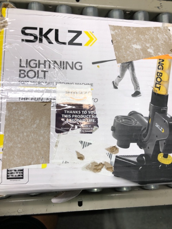 Photo 4 of ***FOR PARTS ONLY*** SKLZ Lightning Bolt Baseball Pitching Machine Lightning Bolt Pro