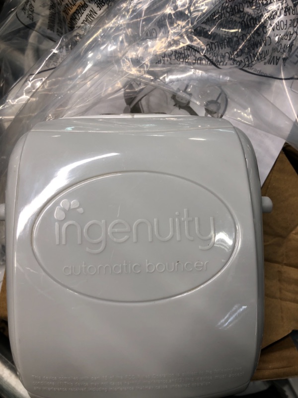 Photo 1 of Ingenuity SmartBounce Automatic Baby Bouncer Seat with Music, Nature Sounds, Removable Bar & 2 Plush Infant - Braden