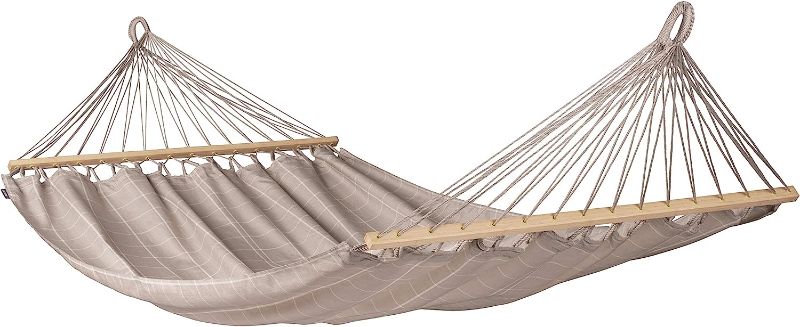 Photo 1 of Almond - Weather-Resistant Double Spreader Back Hammock