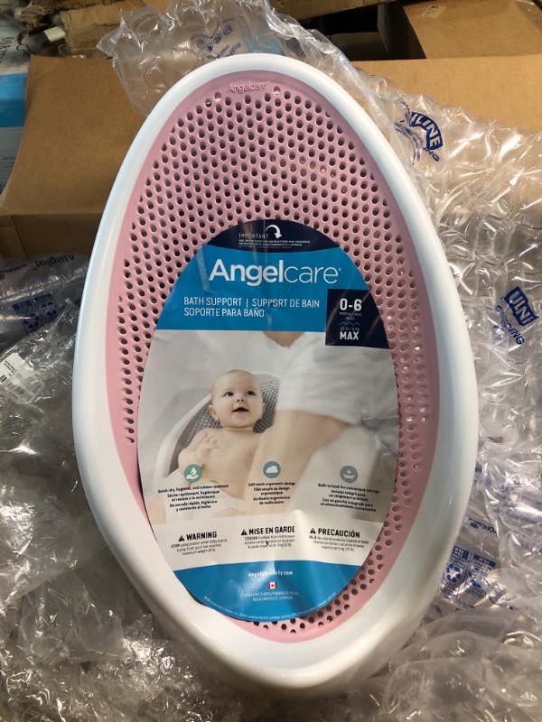 Photo 2 of Angelcare Baby Bath Support (Pink) | Ideal for Babies Less than 6 Months Old