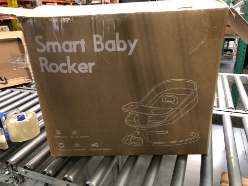 Photo 1 of Baby Swings for Infants to Toddler,3 in 1 Electric Remote Control Baby Bouncers for Infants with Detachable Dinner Plate,4 Sway Ranges,Bluetooth Support Heavy Duty Base Baby Rocker for 0-24 Month
-appears new open box-
