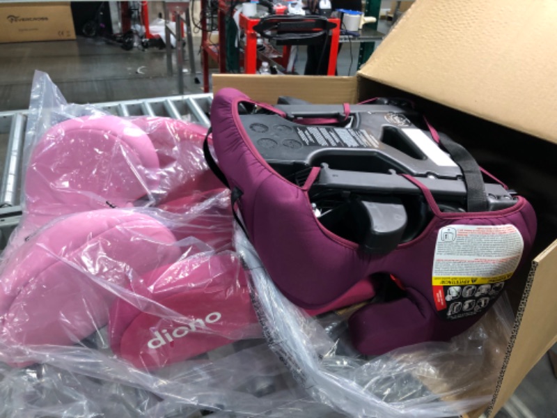Photo 1 of Diono Cambria 2 XL 2022, Dual Latch Connectors, 2-in-1 Belt Positioning Booster Seat, High-Back to Backless Booster with Space and Room to Grow, 8 Years 1 Booster Seat, Pink NEW! Pink