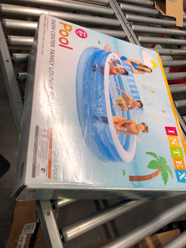 Photo 1 of Intex Swim Center™ Inflatable Family Lounge Pool, 90" X 86" X 31", for Ages 3+