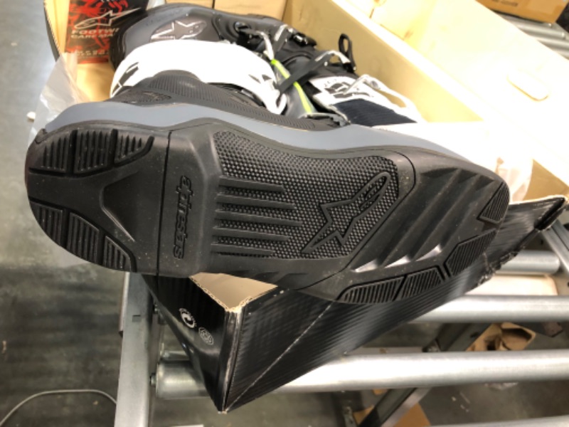 Photo 1 of Alpinestars Unisex-Adult Tech 5 Boots Black/Dark Grey/White Sz 13 Black/Dark Gray/White
-appears new open box-
